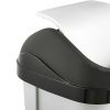 Poubelle plastique à couvercle basculant 10 litres