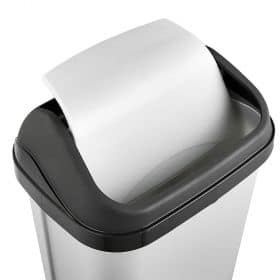 Poubelle plastique à couvercle basculant 10 litres