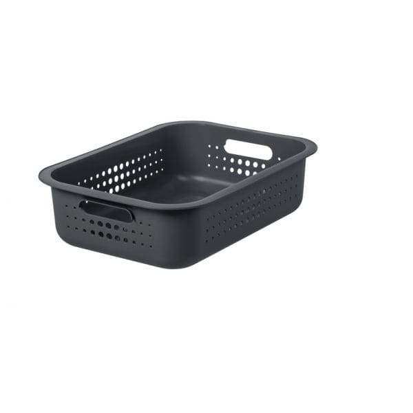 Corbeille de rangement 6 litres en plastique recyclé