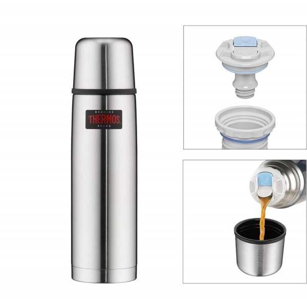 Bouteille isotherme 750 ml Light & Compact argent Thermos
