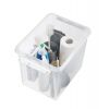 Boîte de rangement haute 25 litres avec couvercle