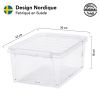 Boîte de rangement 14 litres avec 6 casiers séparés