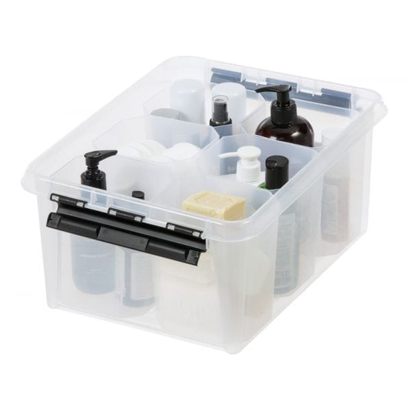 Boîte de rangement 14 litres avec 6 casiers séparés