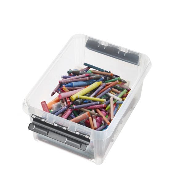 Boîte en plastique avec couvercle clipsable 8 litres