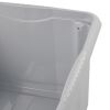 Bac de rangement gris en plastique recyclé 24 litres