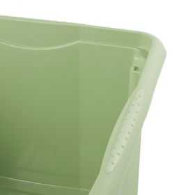 Bac de rangement gris en plastique recyclé 24 litres