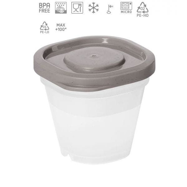 4 petites Boîtes alimentaire vinaigrette 50 ml