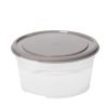 Boite plastique alimentaire ronde de 0,6 à 0,8 litre