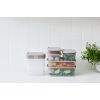 Boîte hermétique alimentaire rectangulaire 0,5 à 2,2 litre