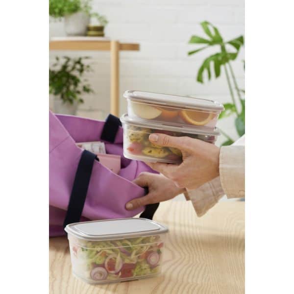 Boîte hermétique alimentaire rectangulaire 0,5 à 2,2 litre