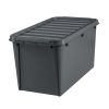 Grande Caisse plastique avec couvercle 70 litres