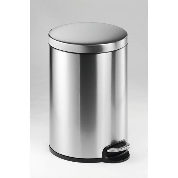 Poubelle professionnelle en acier inox à pédale 20 litres