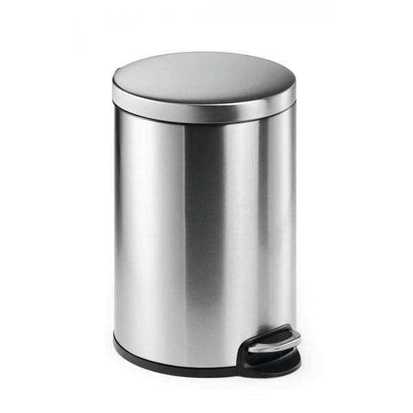 Poubelle professionnelle en acier inox à pédale 20 litres