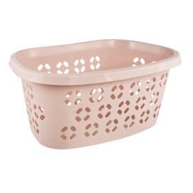 Panier à linge sale rose en Plastique
