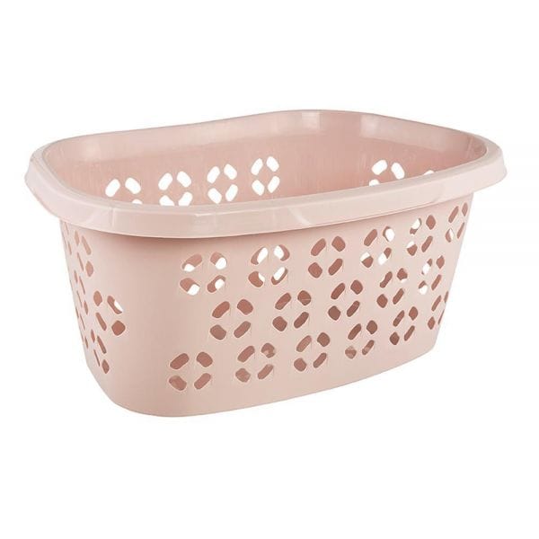 Panier à linge sale rose en Plastique