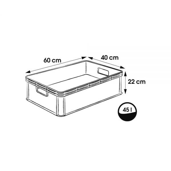 Caisse de rangement spécial extérieur 45 litres