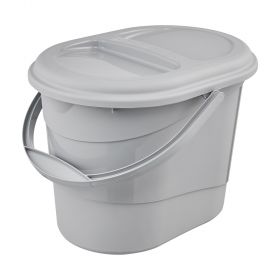 Seau à déchets verts et bios en plastique recyclé 13 litres