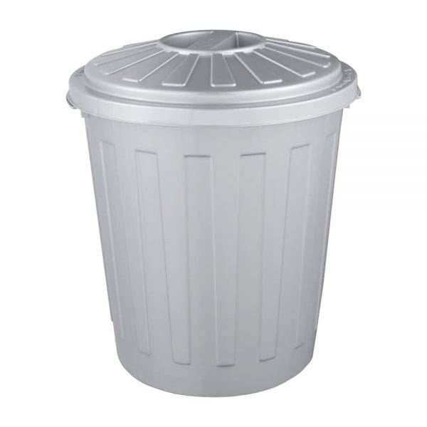 Petite poubelle solide avec couvercle 7 litres