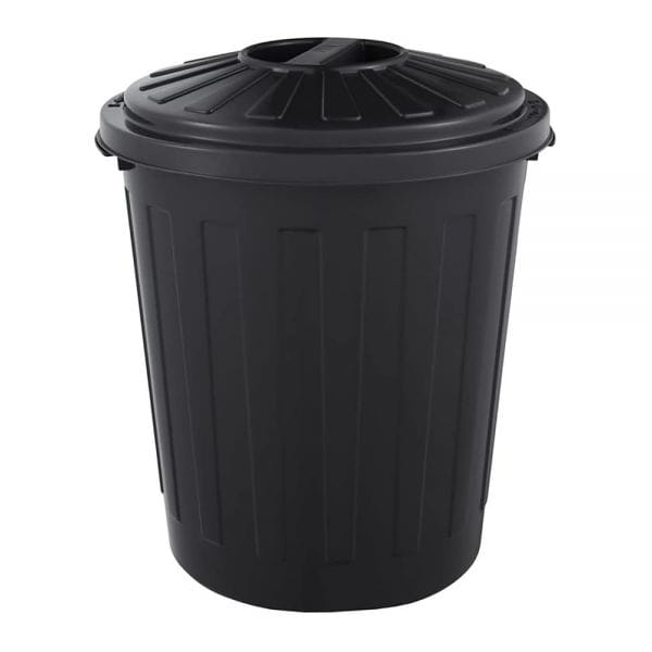 Petite poubelle solide avec couvercle 7 litres