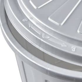 Petite poubelle solide avec couvercle 7 litres