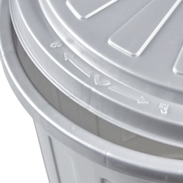 Petite poubelle solide avec couvercle 7 litres