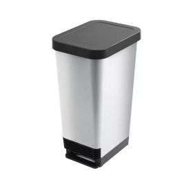 Poubelle à pédale large solide 45 litres
