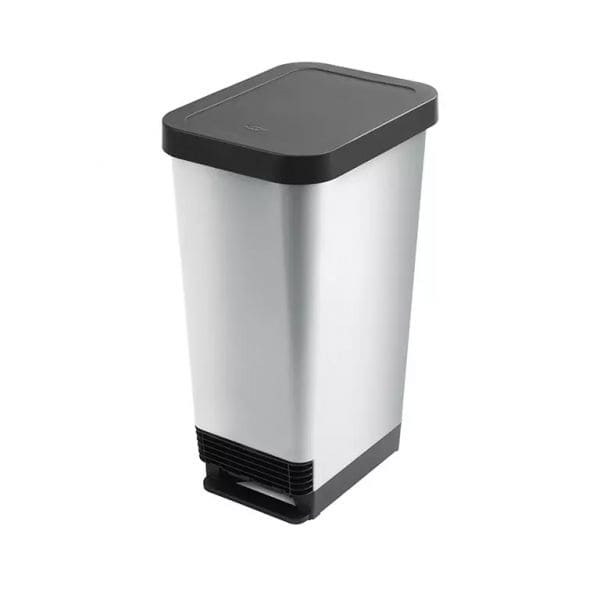 Poubelle à pédale large solide 45 litres