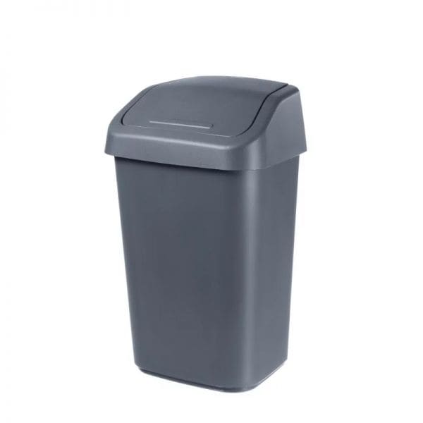 Poubelle à couvercle basculant style moderne 10 litres