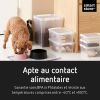 Boîte en plastique avec couvercle clipsable 8 litres