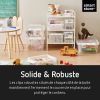 Boîte de rangement transparente 14 litres avec couvercle
