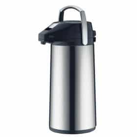 Pichet isotherme à pompe en inox 2,2 ou 3 litres