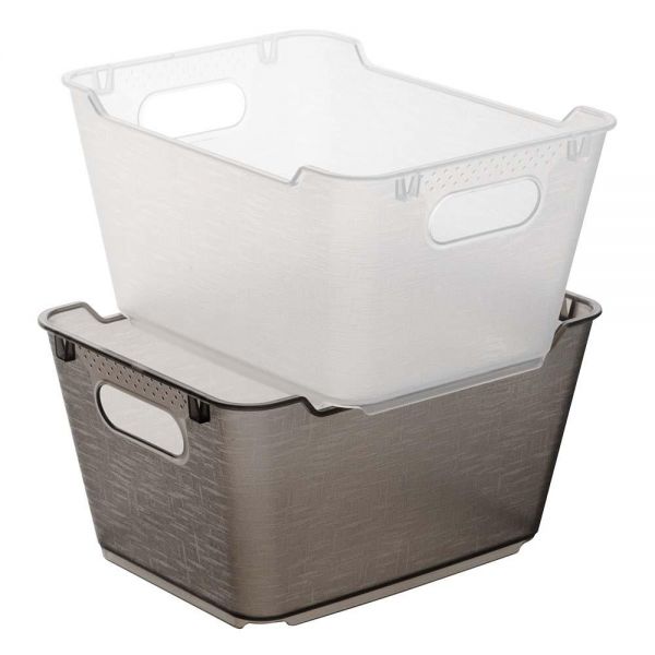 Petit panier de rangement translucide