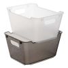 Petit panier de rangement translucide