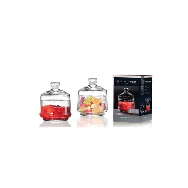 Bocal à bonbons et biscuits en verre 285 ml