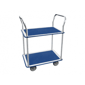 Chariot de Bureau avec 2 plateaux capacité 250 kg