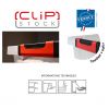 Boîte de rangement solide à roulettes Clipstock 75 litres