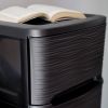 Tour de rangement en plastique moderne 3 tiroirs