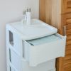 Tour de rangement en plastique moderne 3 tiroirs