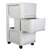 Tour de rangement en plastique moderne 3 tiroirs