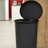 Poubelle moderne en plastique avec pédale 30 litres 