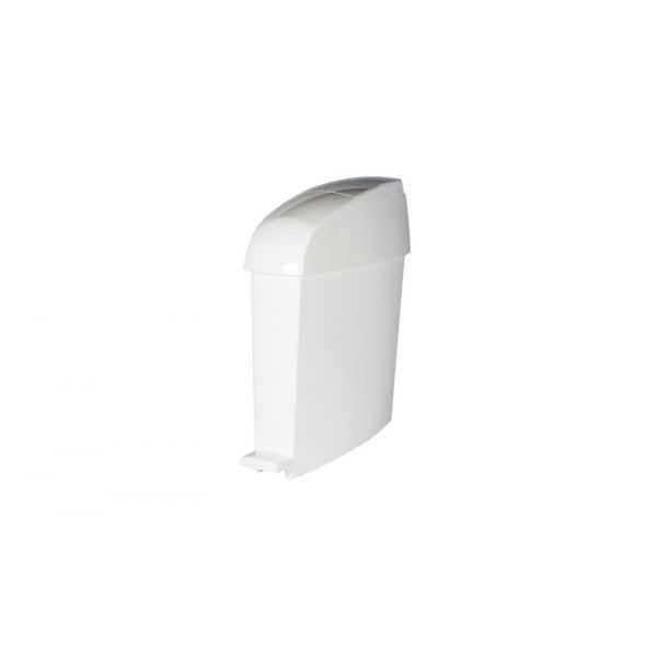 Poubelle rectangulaire pour sanitaires 12 litres
