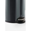 Poubelle ronde à pédale élégante anthracite 12 litres