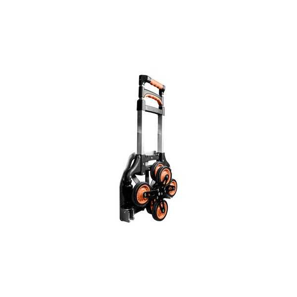 Diable d'Escalier Pliant en Aluminium charge 80 kg