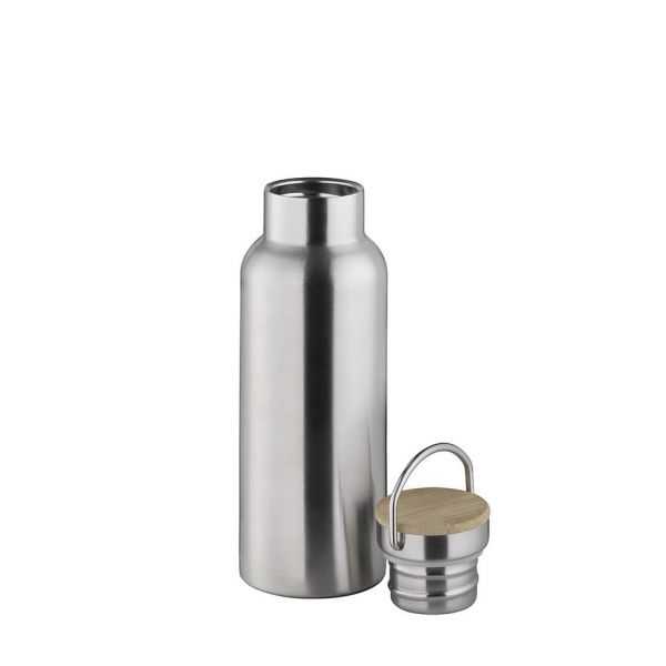 Gourde Isotherme en inox bouchon poignée
