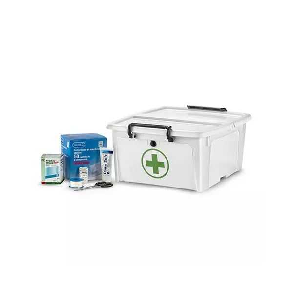 Boîte en plastique pour pharmacie 1ers secours 