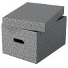 Lot de 3 boîtes en carton élégantes Home M