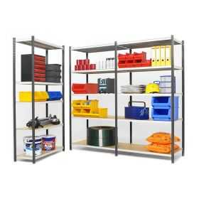 Rayonnage 4 Niveaux Kit Suivant H. 1,76m, L. 1,5m, P. 800 Epsiline