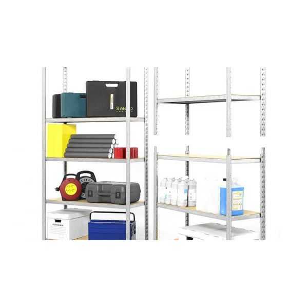 Rayonnage 4 Niveaux Kit Départ H. 1,76m, L. 1,25m, P. 800 Epsiline