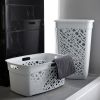 Panier à linge élégant en plastique 60 litres