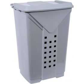 Panier à linge sale avec couvercle 60 litres
